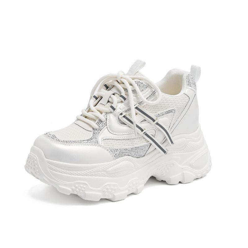 Height-increasing Dad Shoes 2026 Spring Versatile Thick-soled Small Light Shoes Casual Sports Super Soft