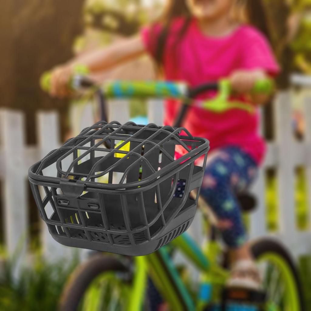 Bike Basket with Cover, Storage Basket, Easy to Install Bicycle Front for Electric Bikes