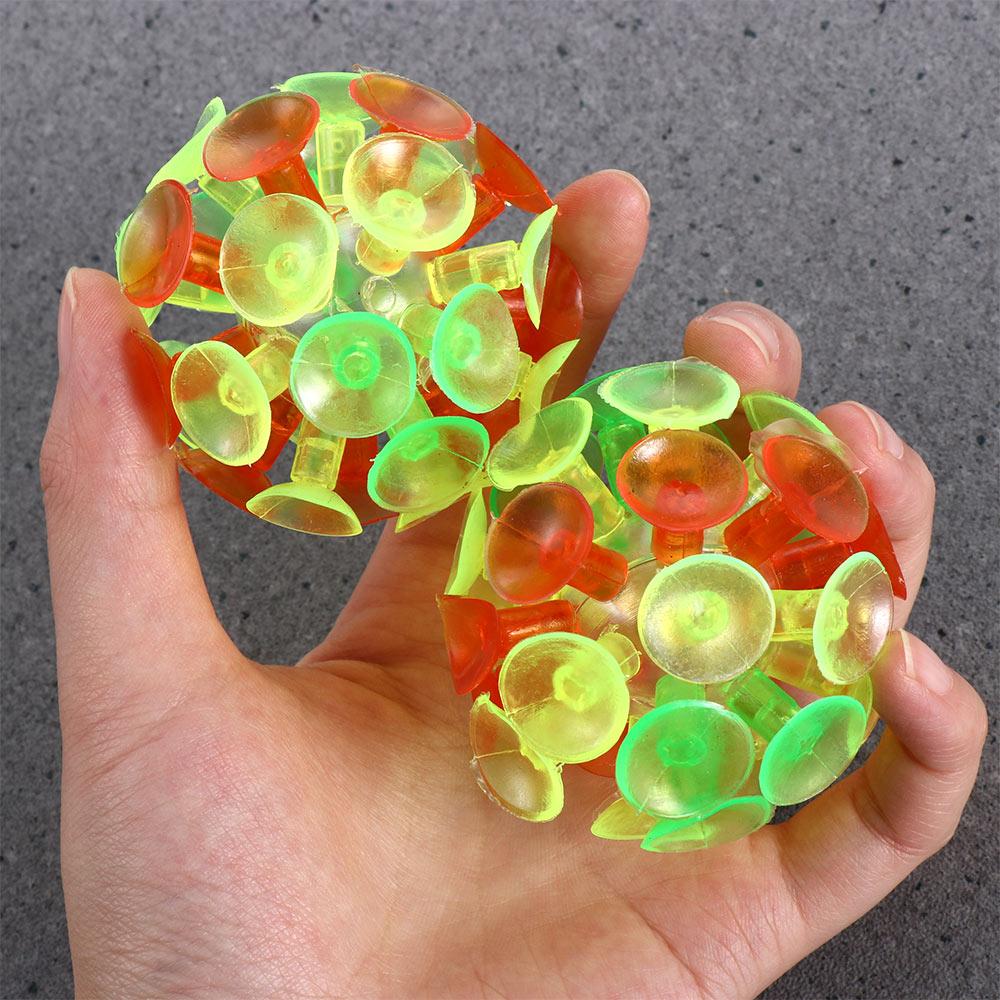 Plaything Parent-Child Interaction for Children Party  Ball  Suction  Stick Ball Sucker Ball Suction Cup Ball
