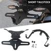 Motorcycle Rear Foldable Short Tail Stock License Plate Light Tailstock Holder Bracket Kit FOR CFMOTO CF800NK 800NK 800 NK
