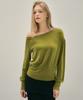 CITTA Wool Blend 2Way Halter Neck T-Shirt_Ctt387(Olive)