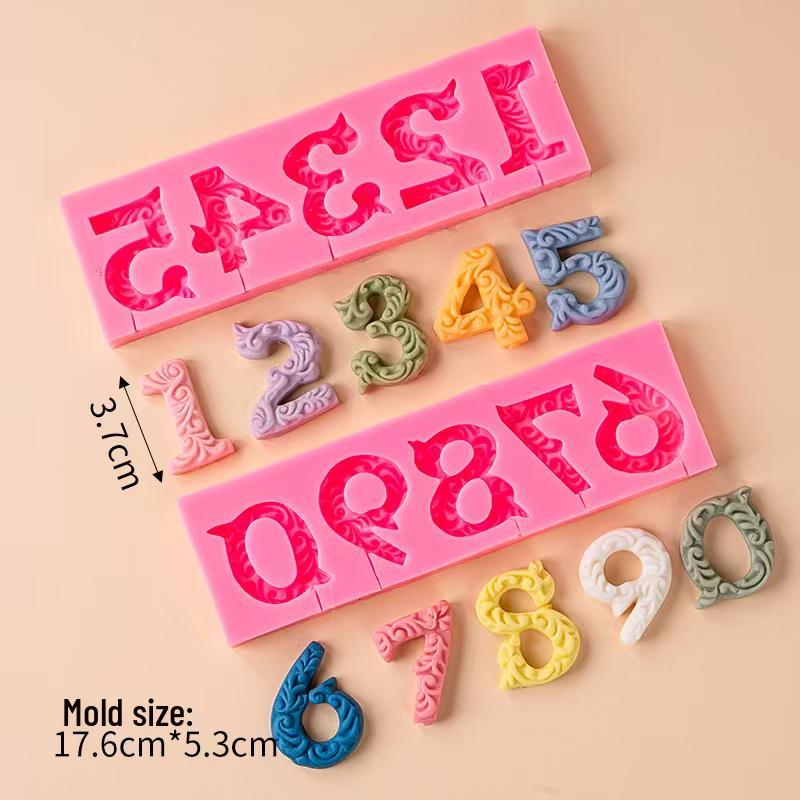 Balloon Number DIY Cake Mold for First Birthday Decoration