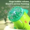 35 Hole Children'S Handheld Bubble Blowing Toy Dinosaur Cartoon Electric Bubble Machine Gatling Without Battery And Bubble Water