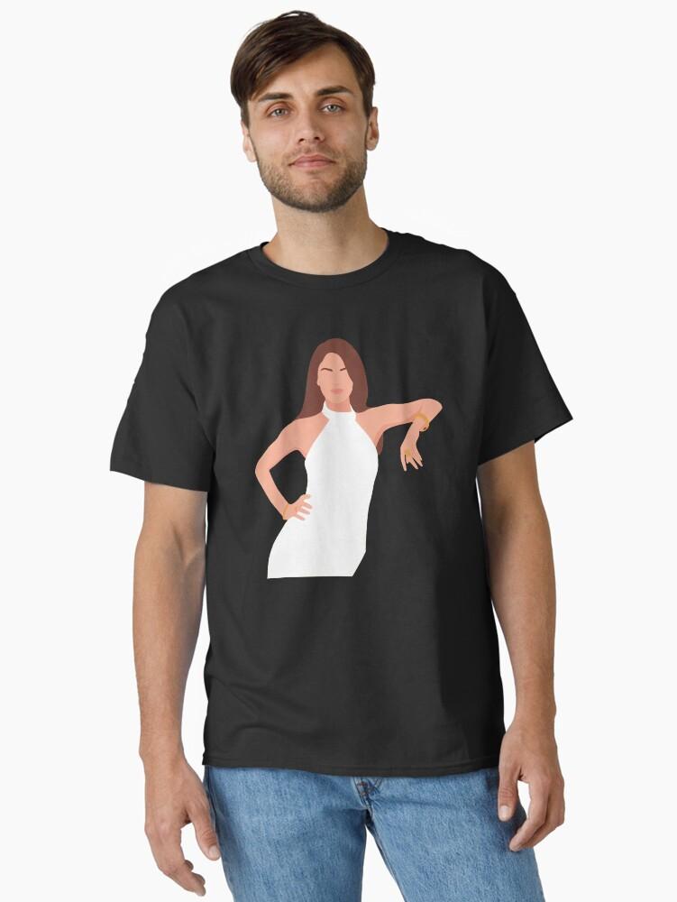 Selena Gomez Lineless Illustration Classic T-Shirt