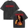 Vintage Gewaschenes Horrorfilm 2026 Obsession Nikki T-Shirt Herren Damen Mode Gothic T-Shirts Baumwolle Locker Kurzarm T-Shirts