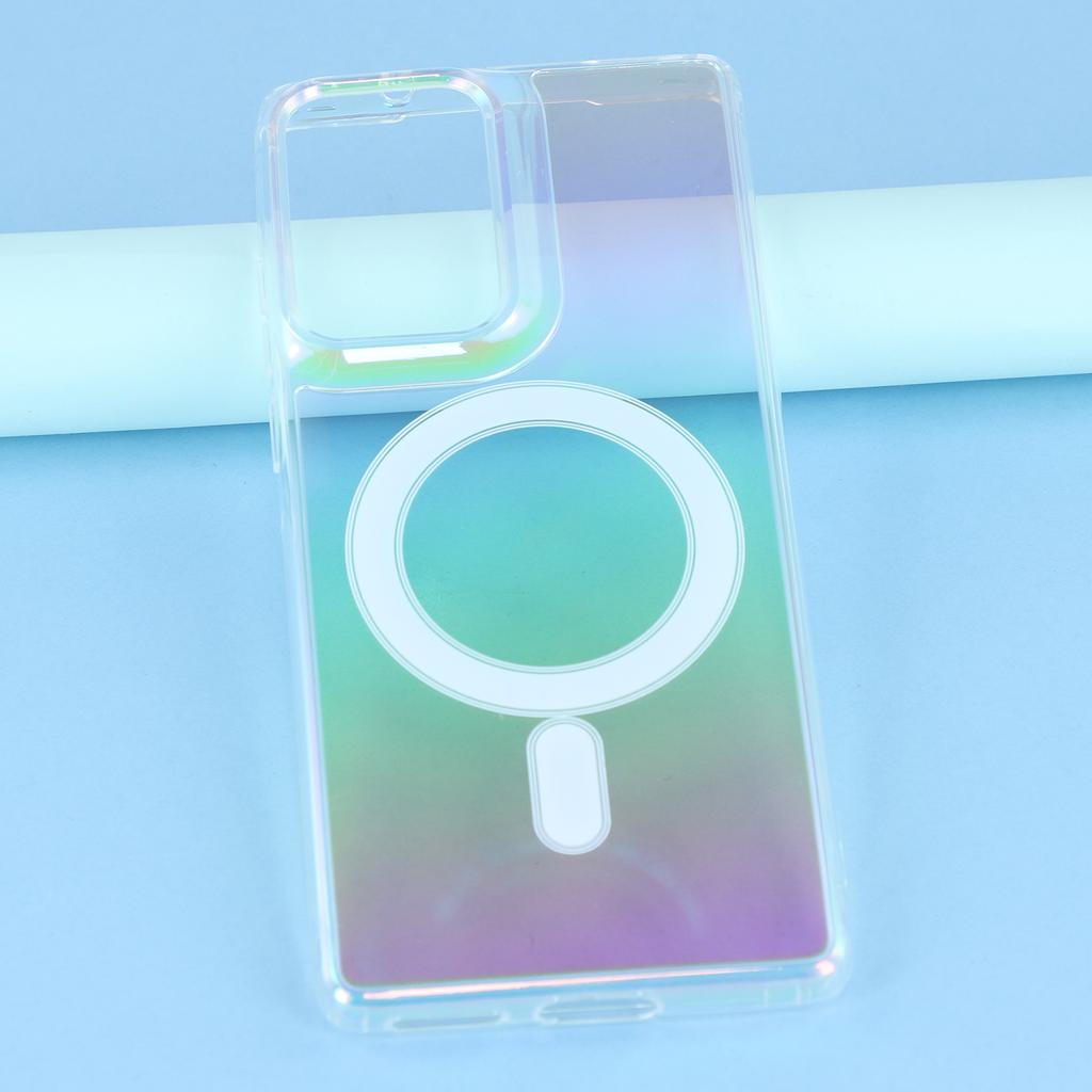 Slim Case for Motorola Edge 50 Fusion 5G/Moto G85 5G Acrylic+TPU Gradient Phone Cover Compatible with MagSafe