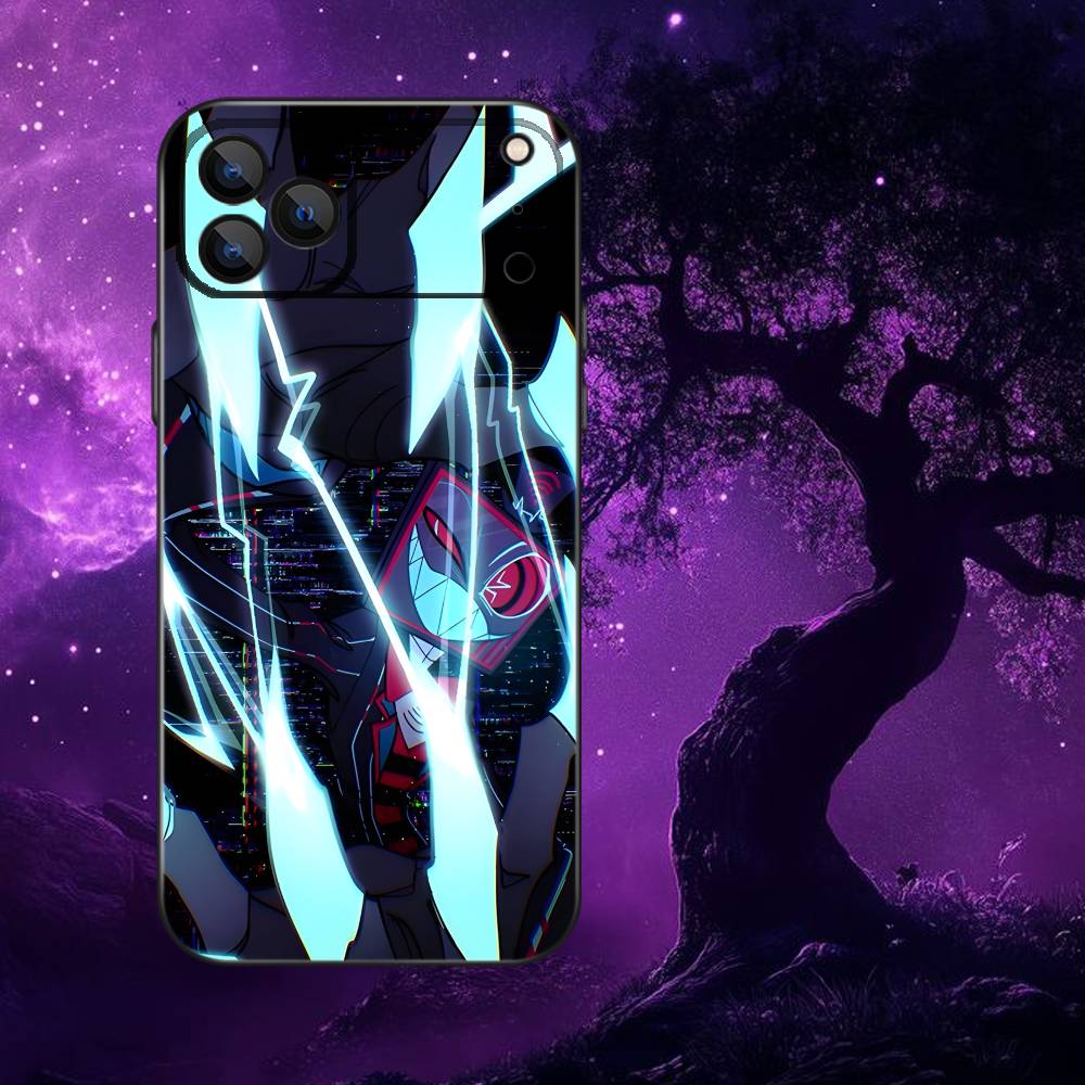 VOX Trust Us H-HazbinS Phone Case For iPhone 17,16,15,14,13,12,11,Pro,Max,Plus,E,SE4,Air,Mini Black Soft Funda