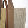 Multicolor Stripe 2-Way Square Tote