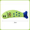 Eco-Friendly Linen Catnip Fish Chew Toy Boredom Buster Cartoon Style Pet Toy