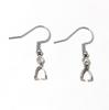 10pcs Earring Hooks Clips with Pinch Clasp for Earrings Stainless Steel Craft DIY Jewelry Making Accessories Findings
