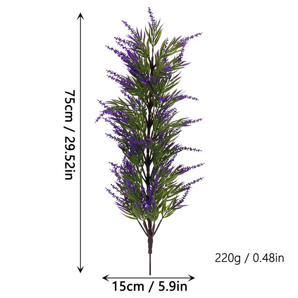 Artificial Lavender Bonsai Floor Stand - Popular Office Green Plant Decoration