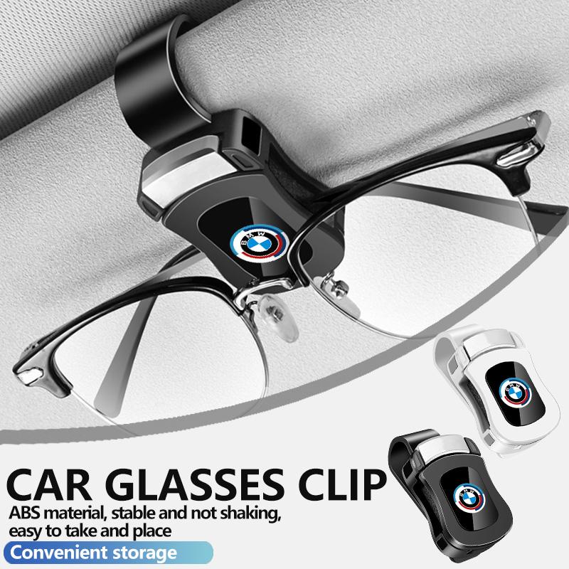 FA3-Car Sun Visor Sunglasses Holder Clips Portable Storage Rack For BMW M3 M5 E36 E39 E46 E60 E61 E64 E70 E71 E80 E85 E87 E90 E83