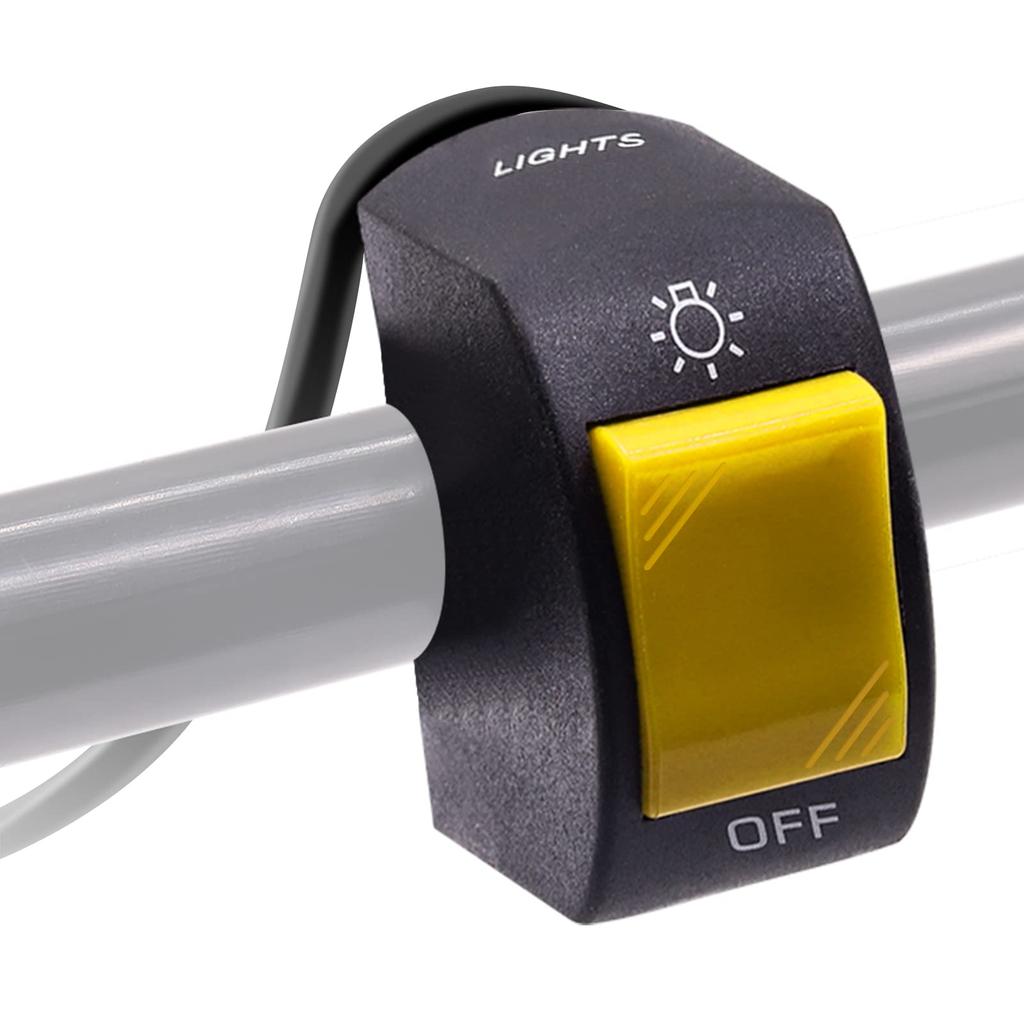 X-STYLE Motorcycle Switch, 12 V, Handlebar, On/Off Switch, 2 Wires, Pack of 1