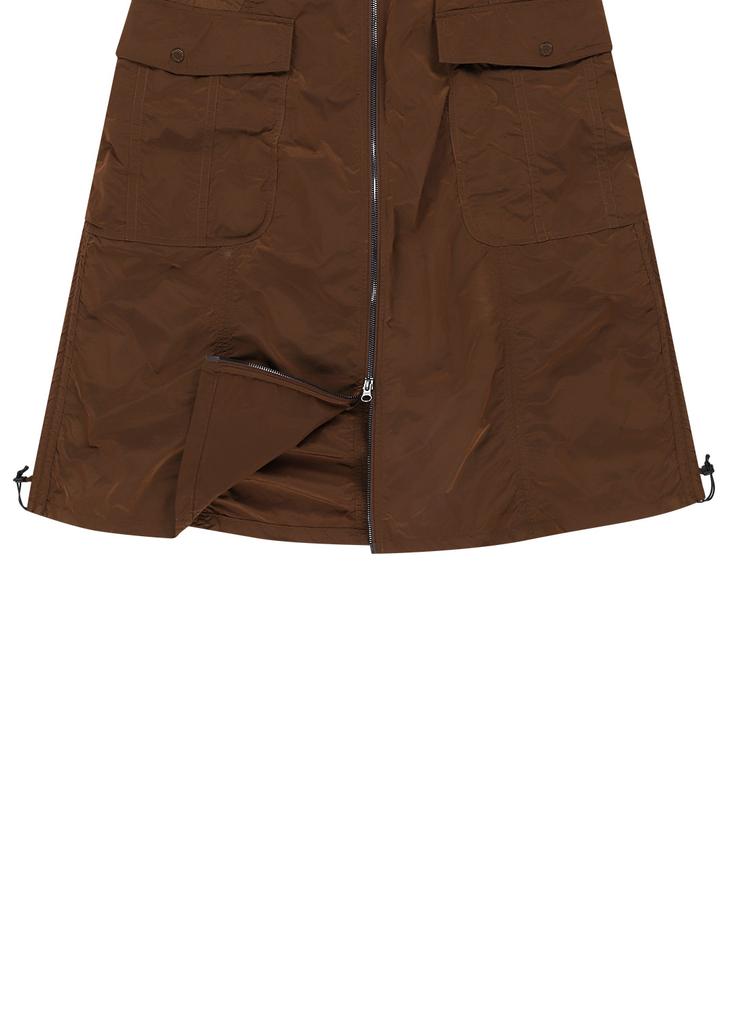 Off Grid Og Front Open Cargo Skirt - Burgundy