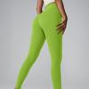 High-Waisted Seamless Yoga Leggings With Pockets Womens Slim Fit Workout Pants Breathable Compression Tights