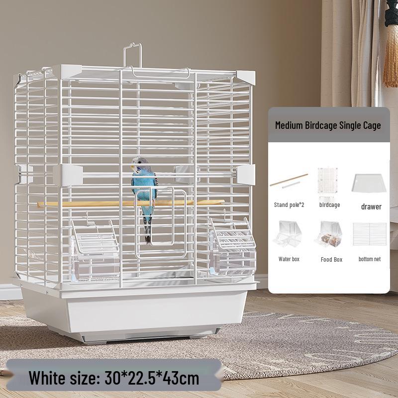 Luxury Birdcage with Breeding Box for Parrots and Budgies - Large Aviary for Cockatiels, Mynas, and More
