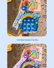 Cartoon Heart Bear Squeeze Toy Keychain - Cute Stress Relief Gift for Couples