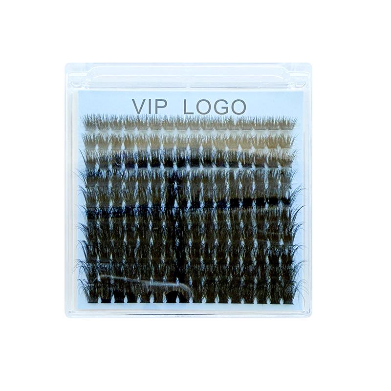 Celebrity 120D Natural Thick Spiky False Eyelashes - European & American Handmade Curled Lashes