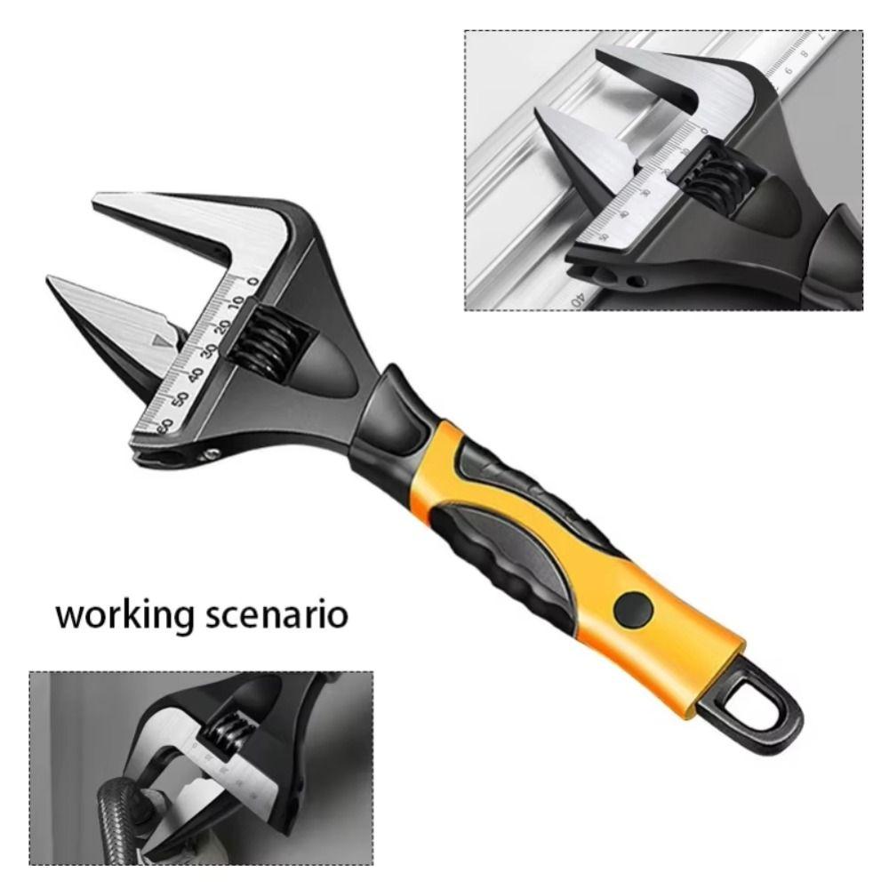 Large  Opening Universal Spanner High Quality Bathroom Wrench Adjustable Wrench  Nut Wrenchhold