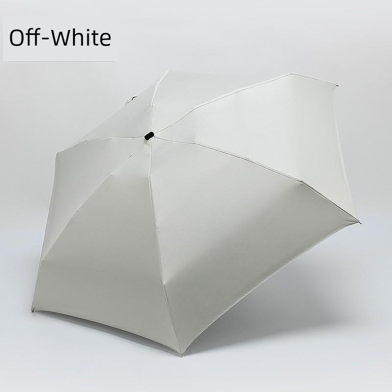 Ultra-Light 50% off Folding Sunshade Umbrella, Promotional Pocket Umbrella, Creative Black-Coated Sun Umbrella, Compact Gift