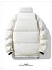 2025 Men's Water-Repellent Winter Down Jacket, Warm Stand Collar, Double-Sided Plaid Puffer
