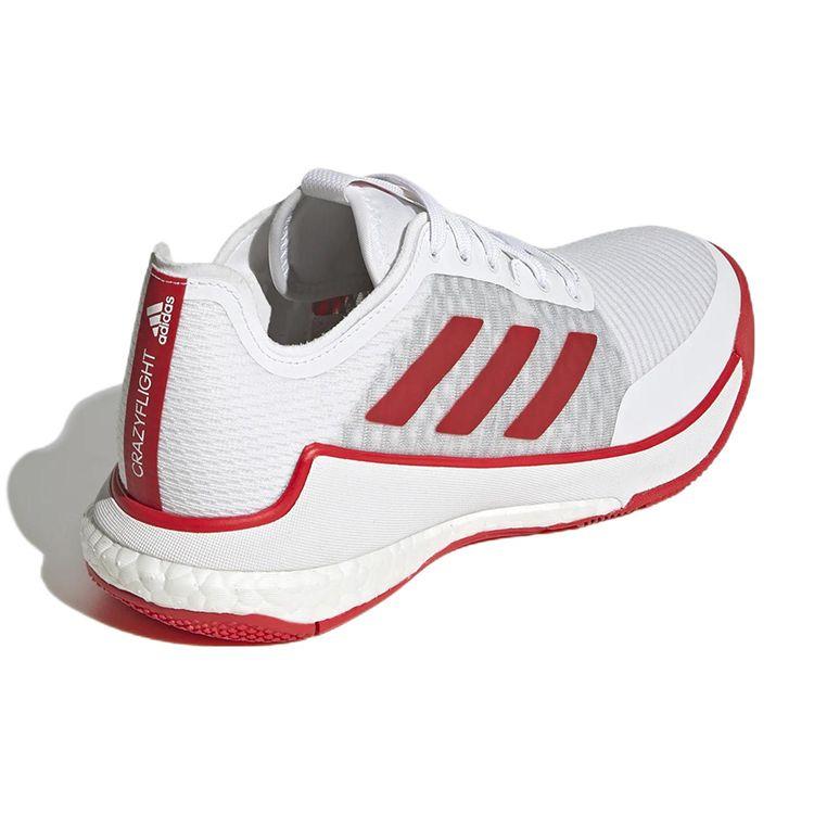 adidas Crazyflight White Vivid Red Women Sneakers Cloud-White GY9269