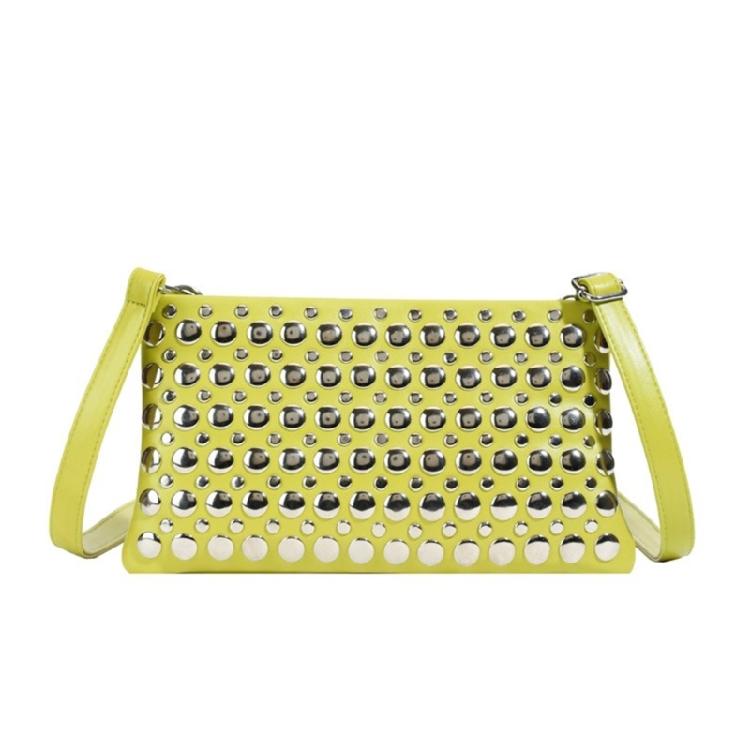 Crossbody Bags for Women Leather Crossbody Purses Punk Rivets Handbags Shoulder Bag Soft Pu Leather Shoulder Bag Gifts