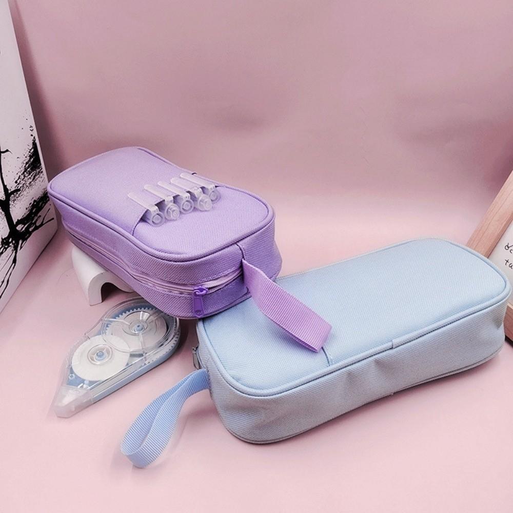 Stationery Storage Large Capacity Pencil Case Portable Cloth Stationery Bag  School