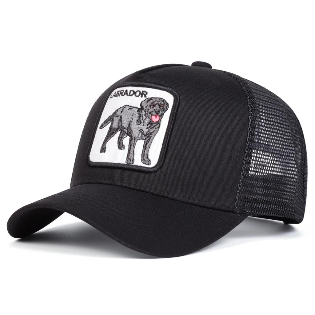 Unisex LABRADOR Puppy Embroidery Baseball Net Caps Spring and Summer Outdoor Adjustable Casual Hats Sunscreen Hat Sports Cap