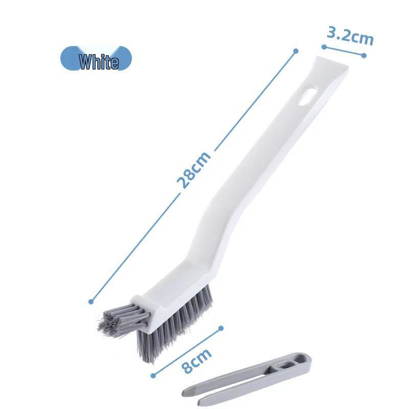 

Multifunctional Stiff Bristle Bathroom and Floor Crevice Brush белый