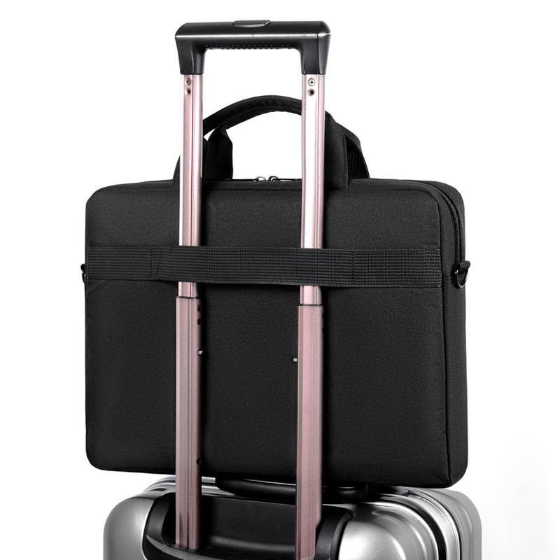Stylish and simple men's shoulder messenger bag large capacity laptop bag business travel handbag
