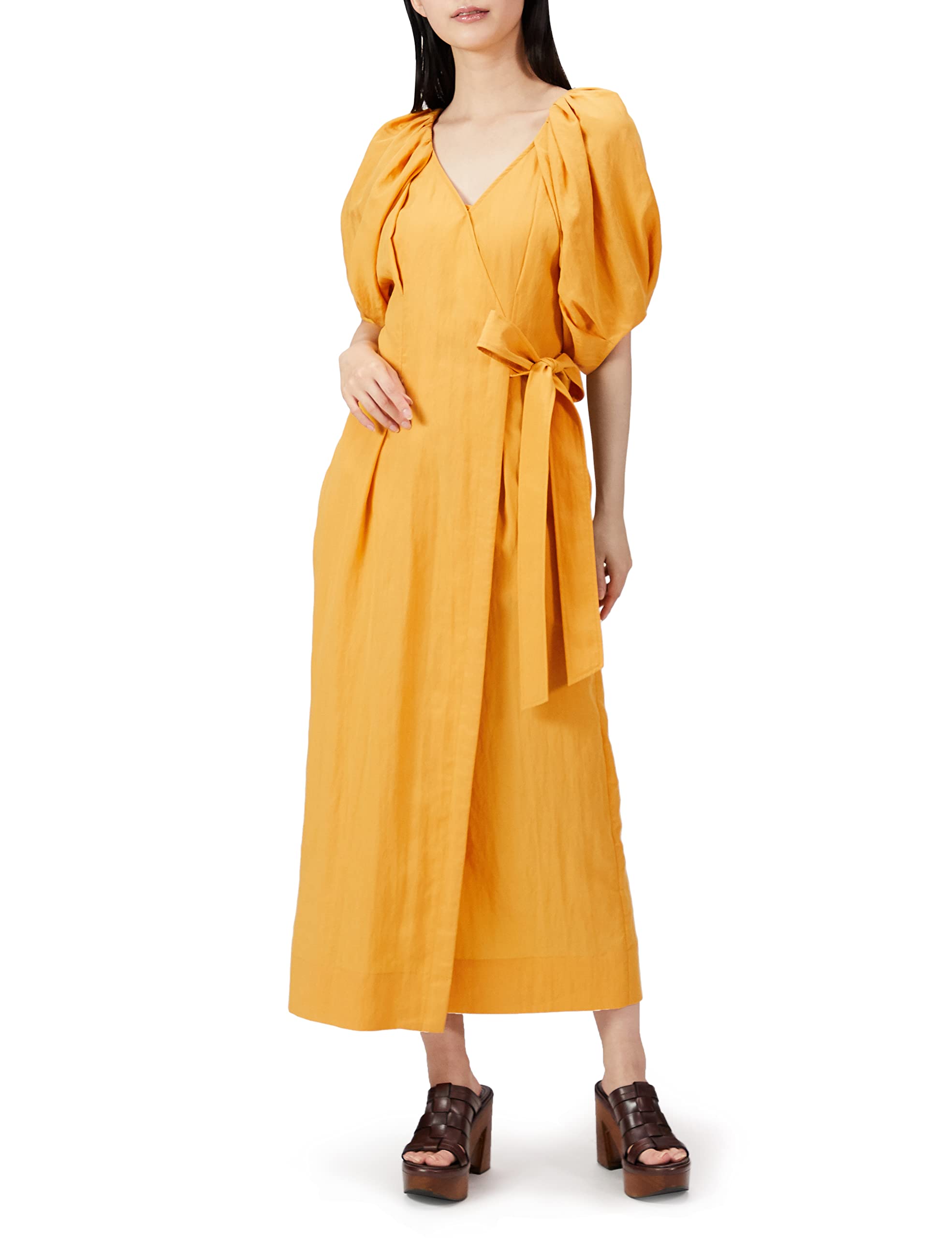 

Платье с рукавами-фонариками SWFO221184 ORG 0 [Sneider] I-силуэта женское оранжевый