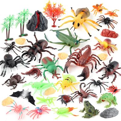Simulare Aprovizionare Mini Insectă Model Biologic Broască Furnică Centipedă Albină Set Ornament Static Jucărie
