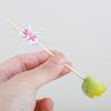 100Pcs Butterfly Disposable Bamboo Skewers Food Cocktail Picks Buffet Fruit Cupcake Fork Sticks Party Table Decoration Supplies