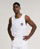 Leijibi Muscle Mesh Jersey Oversized M Sleeveless Tank Top White