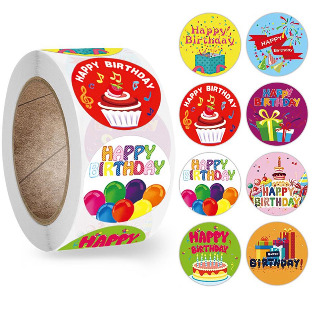 Custom Items Custom Label Sticker Happy Birthday Scrapbooking & Stamping X080