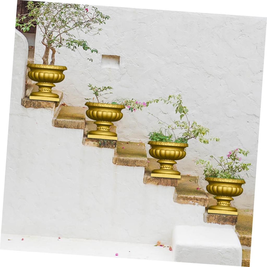European Flower Pot Crafts Mold Desktop Decor Plastic Concrete Cement Mould Storage Box Epoxy Resin Molds for Garden