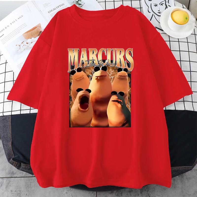 

Funny Marcus The Worm Meme T-shirt Men s Women s Fashion Plus Size Tops High Quality Short Sleeve Cotton Hip Hop Streetwear 3XL