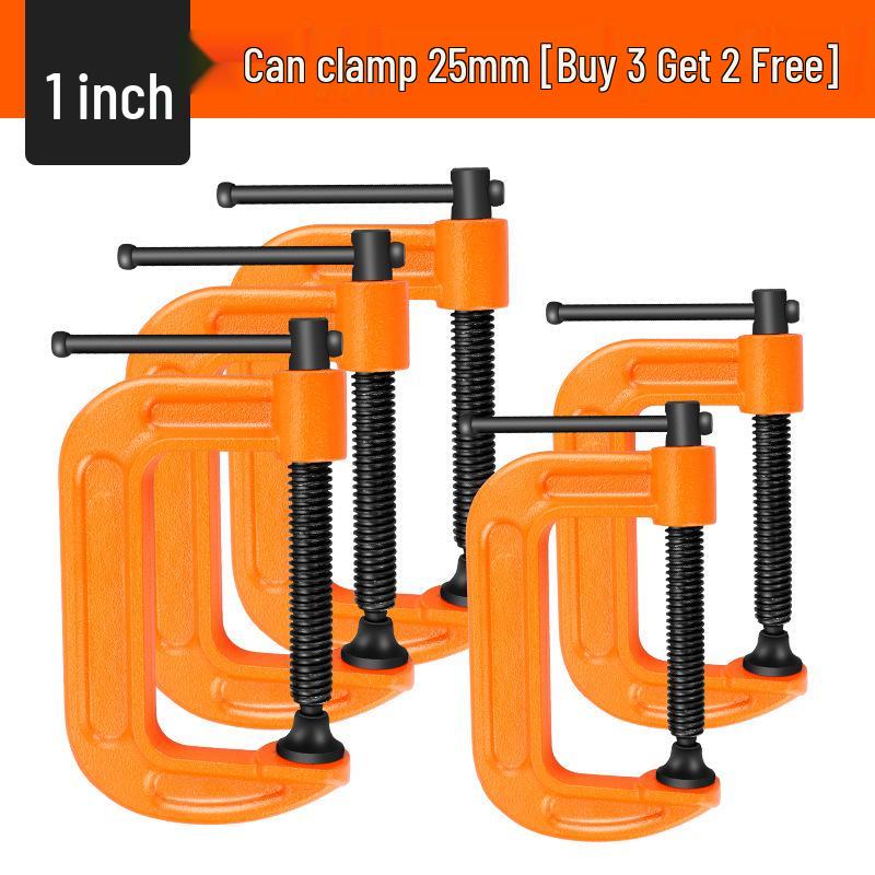 Industrial Grade Quick-Release F-Clamp for Woodworking