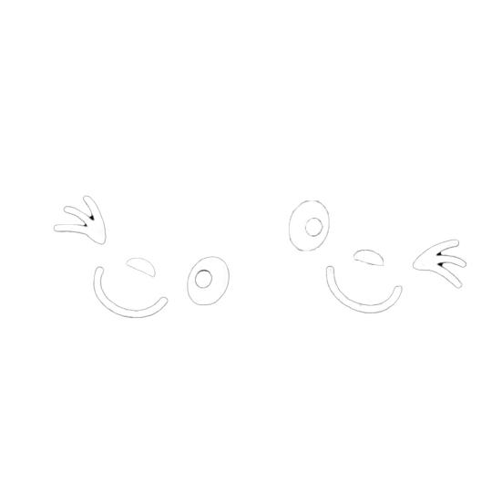 

2 шт. Милая улыбающаяся наклейка на зеркало заднего вида автомобиля с изображением лица, светоотражающая наклейка, декор белый