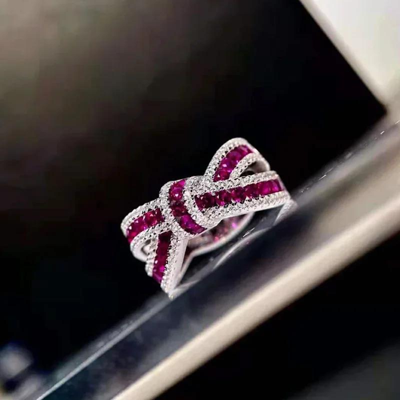 Fashionable Female Finger Ring With Bright Zirconia - Elegant Jewelry For Engagement Ceremony And Party Accessory