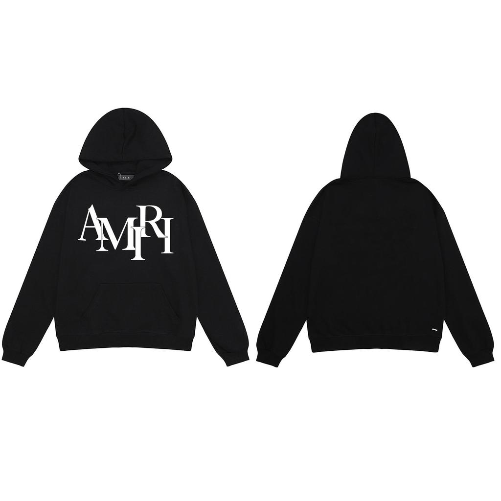 25S Trendy Brand Heavyweight Cotton Terry Hoodie with Letter Print
