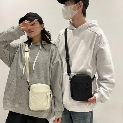 Borsa a tracolla unisex in tessuto Oxford, borsa a spalla, piccola borsa a tracolla con tracolla regolabile per uomo donna, per uso quotidiano, pendolarismo, strada