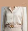2026 Women's Smooth Buckle Leather Belt: Two-Layer Cowhide, Casual Versatile High-End Waist Cincher