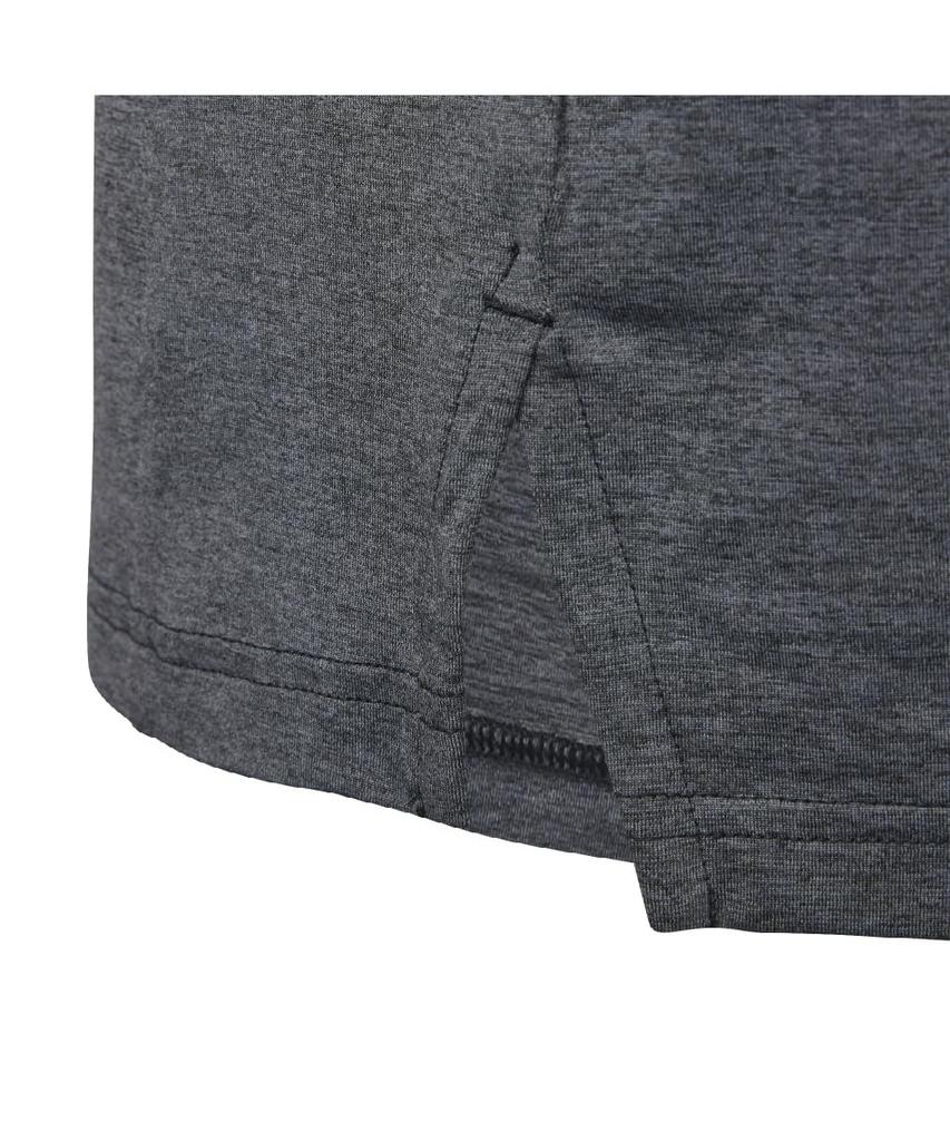 Tričko s krátkým rukávem Aero Heather s krátkým rukávem stříbrné J130 [Adidas], tréninkové, dámské, tričko, dětské, KMR64, černá/šedá tři/šedá šest/reflexní