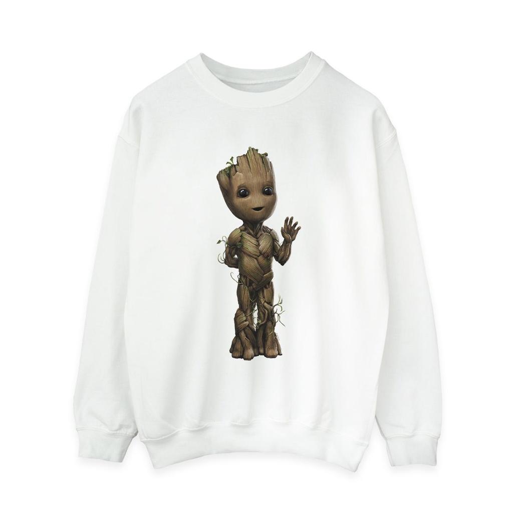 Marvel Womens/Ladies I Am Groot Wave Pose Sweatshirt