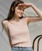 KNIZURE Cable Square Neck Knit Sleeveless_3 Colors