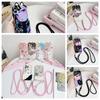 For VIVO V21E V25 E V30E V29 V40 SE Lite Vivo X100 S Ultra X200 Pro MINI Crossbody Strap Cartoon Cat Girl Phone Case Ears Cute