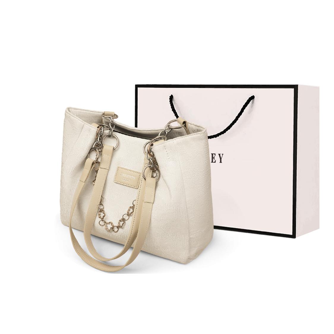 

New VINEY Fabric Handbag, Shoulder Bag, Tote, Shopping Bag Medium Women s Multicolor W420C7HA 30.0*13.0*24.9CM