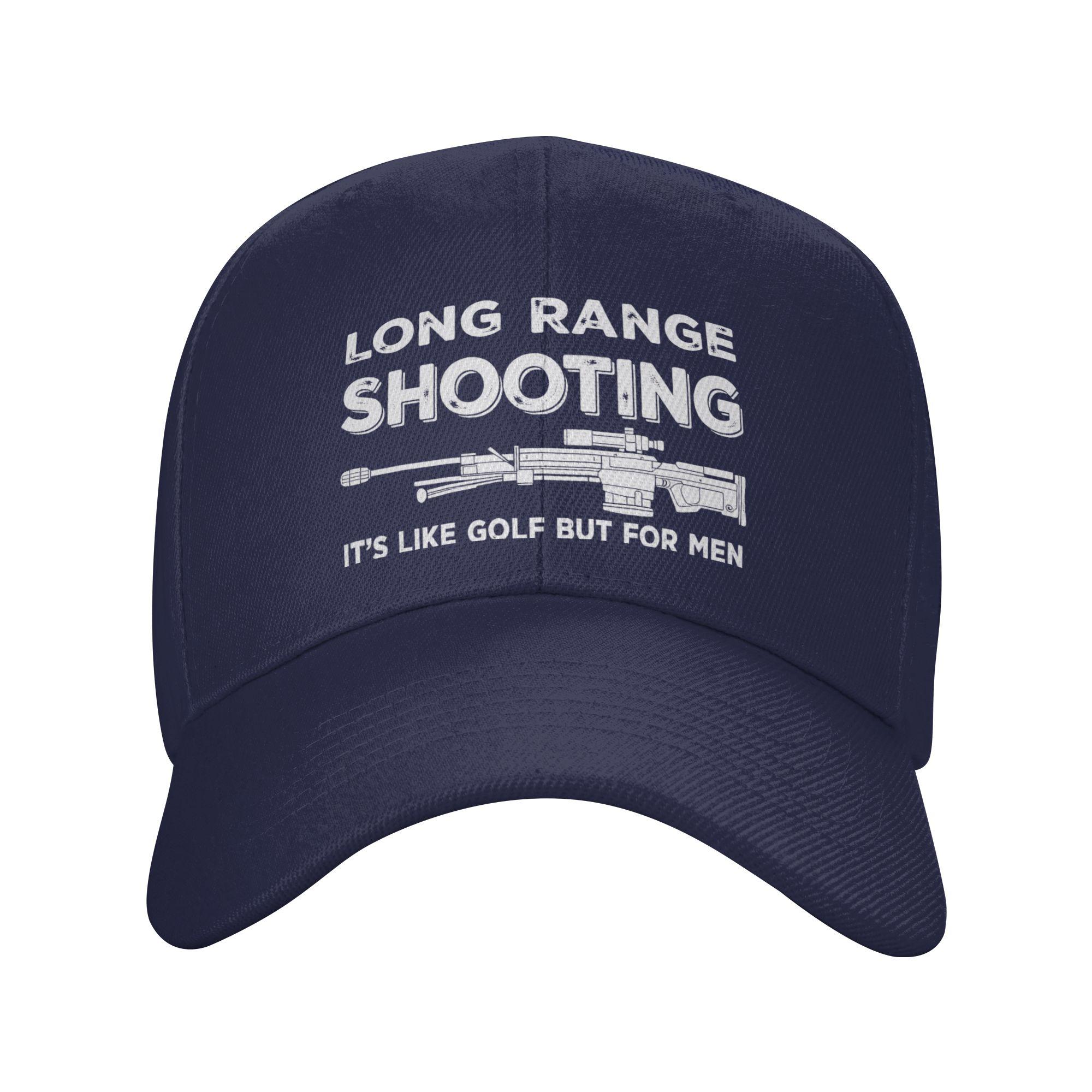 

Long Range Shooting Its Like Golf But For Men Baseball Cap Hunting Camping Dropshipping Trucker Hat Men Women Baseball Caps One Size